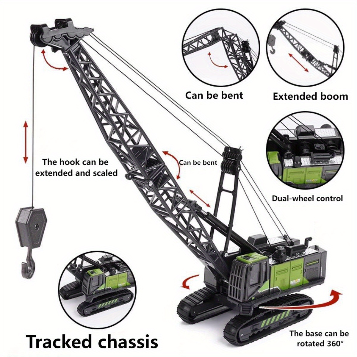 1/50 Diecast Alloy Inertia Eng - Claw Crane Machine recension och pris