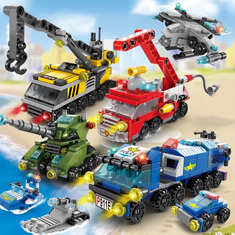 City Fire Car Building Blocks  - Claw Crane Machine recension och pris