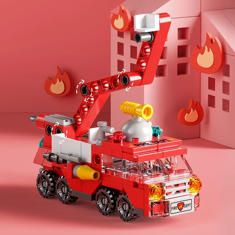 City Fire Car Building Blocks  - Claw Crane Machine recension och pris